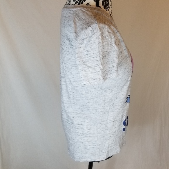 Disney Stitch Grey Cute Graphic Tee Shirt Large - Picture 4 of 7